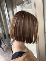 グランドール(Grandoll)&nbsp;ボブ×コントラストハイライト