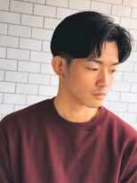 サンディーズバーバーショップ(Sandees)&nbsp;曲がる縮毛矯正センターパート