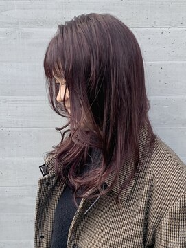 ステアケース 武蔵小杉店(stair:case) ピンク髪質改善トリートメントミディアムレイヤー