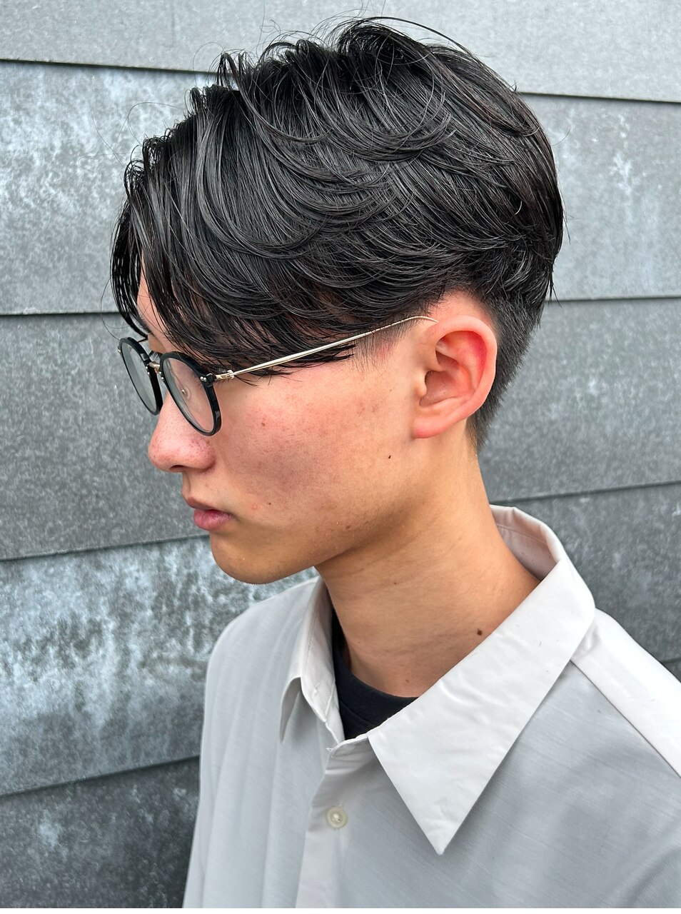 【新規】men'sカット＋デザインパーマ\9900 ［伊勢崎シャドウパーマ］