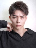 爽やかツーブロック刈り上げ【アップバングショート】