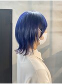 ネイビーブルー×パープルカラー
