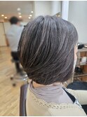 【立川　ボブ　ヘアマニキュア　白髪ぼかし　50代60代70代】