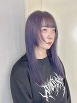 ジゼル 中津大分(GiseL)&nbsp;パープルカラーブリーチカラーハイトーン艶カラートリートメント