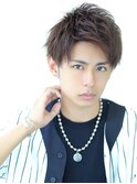 ツーブロックショートマッシュ