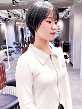 ロンド エメ 柏(Lond aimer) ミニウルフレイヤーカット顔周りカット前髪カットショート/柏柏