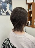 ミディアムウルフ レイヤーカット