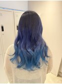 ブルーグラデーション