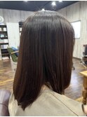 月1Rich髪質改善メテオカラー×ビターオレンジ