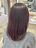 クレス 武蔵浦和店&nbsp;顔周りレイヤー×髪質改善ツヤカラー