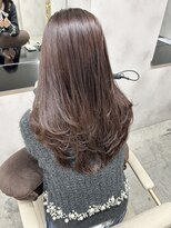 エルフレームバイワンラヴェスト(L'FLAME by one Lovest)&nbsp;ピンクブラウン/艶カラー/長野駅前/L'FLAME