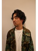 ミディアムパーマスタイル