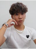波巻きパーマハイライトパーマスペインカール