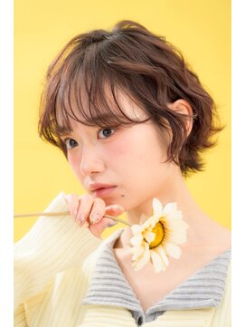 シャル 町田(shalu) マッシュショート×ニュアンスパーマ