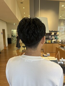 サラ ビューティ サイト 春日(SARA Beauty sight) セットを楽に♪毛流れ作るメンズショート