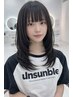 カット+前髪矯正+艶カラー+クイックトリートメント【顔周りは+¥2000】