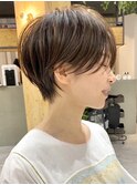 【３０代４０代５０代】クールくびれショート/長め前髪/豊中