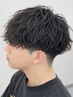 【学生人気No.1】メンズカット＋ツイストスパイラルパーマ￥11,000 ＃眉毛