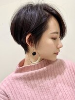 ピークアブー 原宿ハラカド(PEEK-A-BOO)&nbsp;ハンサムショート/絶壁解消/前下がり/癖毛くせ毛/黒髪大人クール