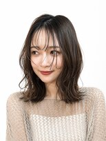 ファルベ(Farbe) 黒髪/オリーブグレー/小顔に見せるヘア/ココアベージュ/レイヤー
