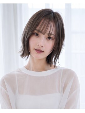 ヘアメイク アージュ 二日市店(HAIR MAKE age) 切りっぱなしボブ