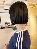 ローマー 明治神宮前 渋谷(ROAMER) ショートボブ切りっぱなしボブレイヤーカット髪質改善縮毛矯正