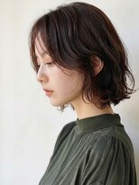 ウィールール 栄町店(WE RULE)&nbsp;くびれショートボブレイヤーブリーチなしカラーグレージュ