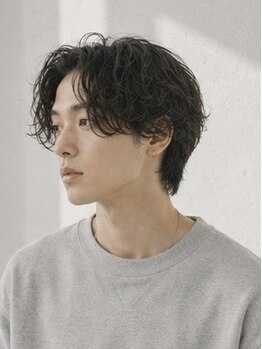 SYNE men's hair salon【サインメンズヘアーサロン】【9月10日NEWOPEN(予定)】の写真/【春日】メンズ専門◎初めてのパーマもお任せ！自然にキマる似合わせパーマ
