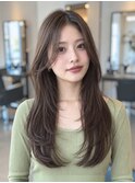 2WAYバング×韓国風ロングレイヤー