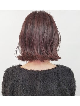 スウェル(SWELL) ピンクブラウン×外ハネ