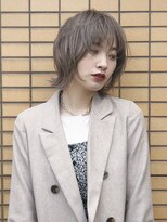 ヴィレッタ(VIRETTA)&nbsp;グレーベージュ×ショートウルフ『丸みショート』