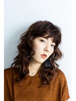 テラスヘア(TERRACE hair) TERRACE hair 2019 autumn style　ビターオレンジ×ネオウルフ