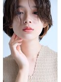 【表参道/青山】ベージュカラー×エッジショート【ささき】