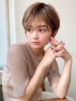 【AFLOAT 晃輔】20代30代大人可愛いひし形ショートボブ 髪質改善