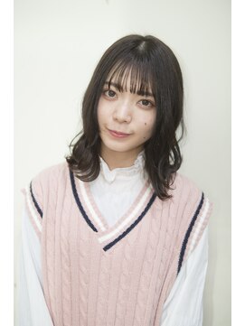 サロンドミルク 原宿(salon de MiLK) 【salon de MiLK 原宿】ゆるウェーブ×ダークグレージュ