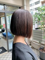 ヘアーソート(HAIR SORT)&nbsp;前下がりのワンレングスボブ　【SORT森平千穂】