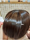 【髪質改善】サラツヤボブ