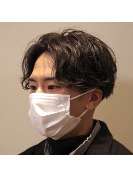 クランク(CRANK) くせ毛を活かしたセンターパート