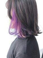 ジーナ セントラル銀座(Zina)&nbsp;大人かわいい＊こなれミディ＊インナーカラー2【ZinaCENTRAL】