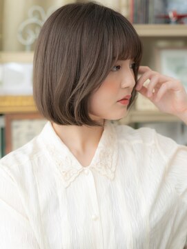 カバーヘア ブリス 川口(COVER HAIR bliss) オリーブベージュ大人可愛いエアストレートTa2川口20代30代40代