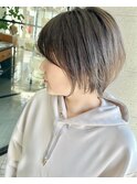 大人女性に似合うオリーブショートほ
