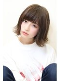 《L.E.M仙台店 》外ハネ切りっぱなしボブ/及川翔