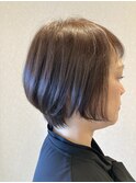 まとまりやすい　上品　ショートボブ