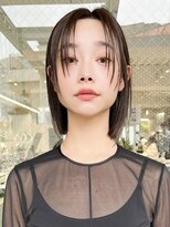 line bob グレージュカラーデザインカラー