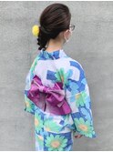 浴衣 着付け ヘアアレンジ
