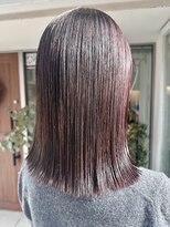 インビテーション(invitation)&nbsp;レッドブラウン・カシスブラウン・重め前髪・ラウンド前髪