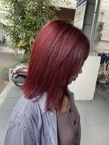 ラナンバイシダ(ranan by sida)&nbsp;ビビットレッド10代20代髪質改善うる艶髪