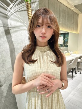 ロンドメリア 天神大名店(Lond Melia) ★前髪カタログこなれミディレイヤーウェーブパーマ韓国マッシュ
