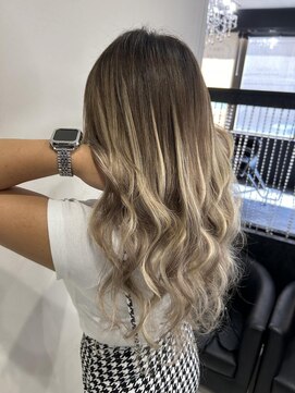 ヘアーデザイン ジェルム(Hair Design germe) ハイトーンメッシュ #HIYORI#