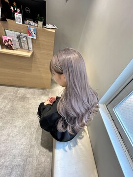 アヴァンス 京橋店(AVANCE) ハイライトカラーミルクティーベージュケアブリーチダブルカラー